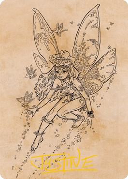 Pixie Guide Showcase Art Card Gold Stamped Signature 78 (Art Series: Adventures in the Forgotten Realms)  | Good Games Adelaide SA