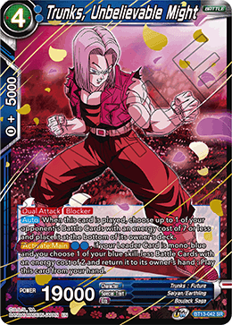 Trunks, Unbelievable Might (Super Rare) [BT13-042] | Good Games Adelaide SA