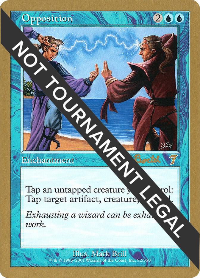 Opposition 2001 Alex Borteh 7ED  (World Championship Decks)  | Good Games Adelaide SA