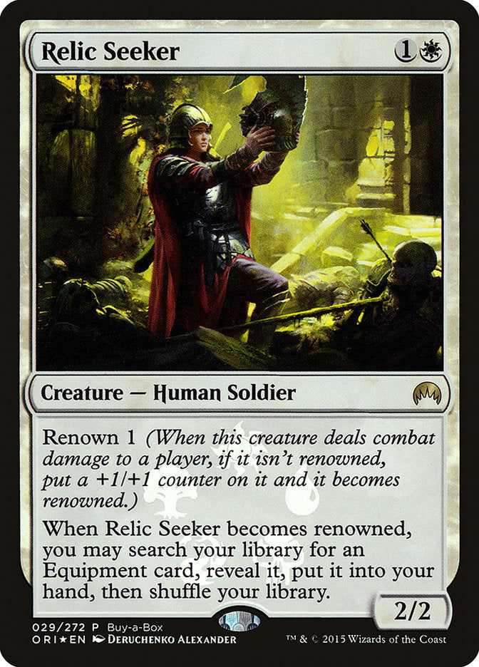 Relic Seeker (Buy-A-Box) [Magic Origins Promos] | Good Games Adelaide SA
