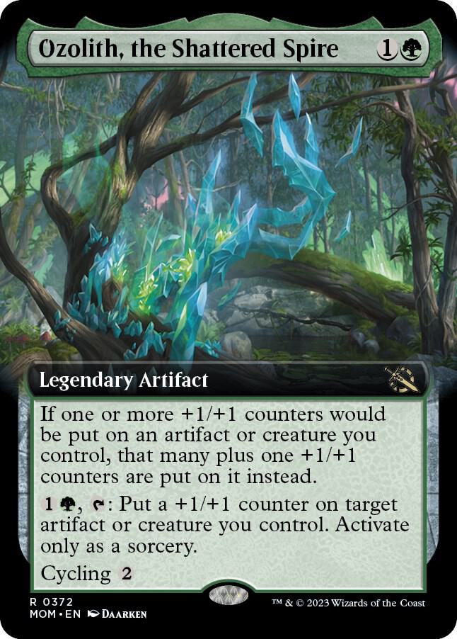 Ozolith, the Shattered Spire 372 (March of the Machine)  - Extended Art | Good Games Adelaide SA