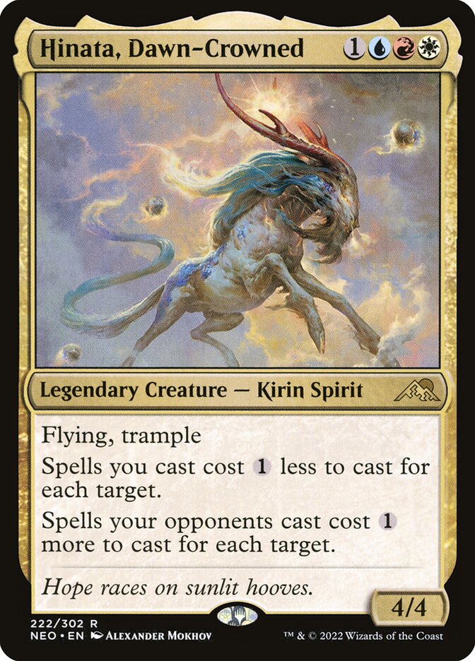 Hinata, Dawn-Crowned 222 (Kamigawa: Neon Dynasty)  - Foil | Good Games Adelaide SA