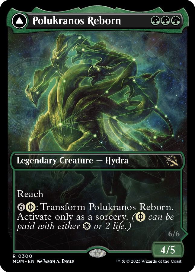 Polukranos Reborn // Polukranos, Engine of Ruin 300 (March of the Machine)  - Showcase Foil | Good Games Adelaide SA
