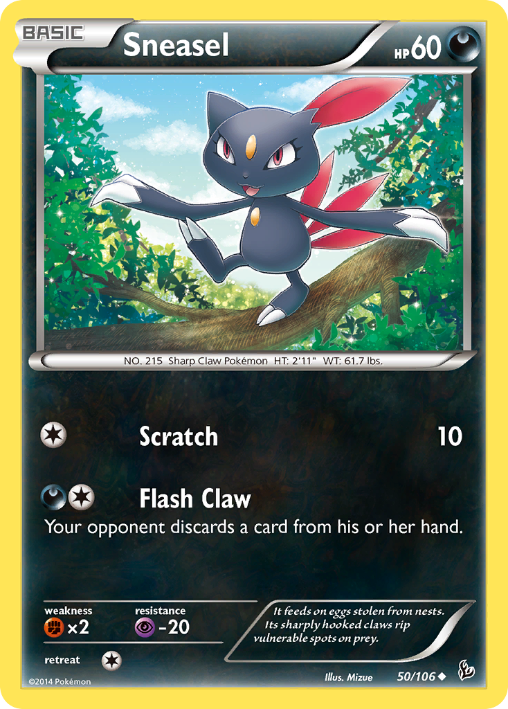 Sneasel (50/106) [XY: Flashfire] | Good Games Adelaide SA