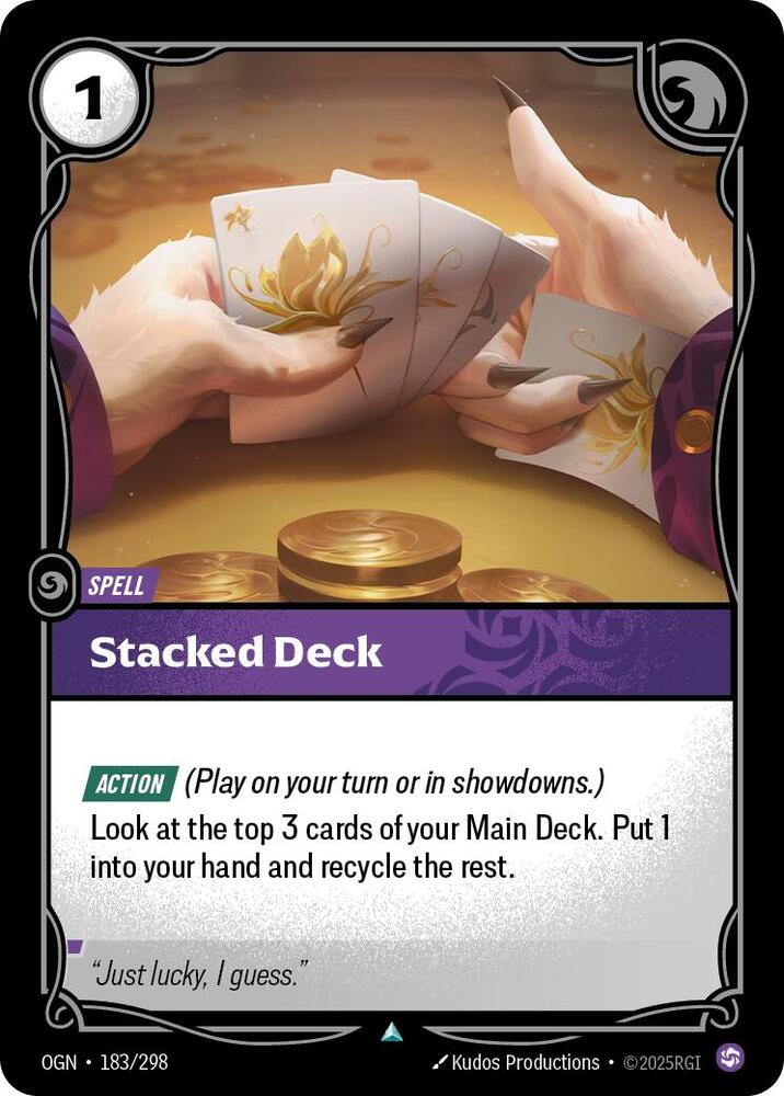 Stacked Deck 183/298 (Origins)  | Good Games Adelaide SA