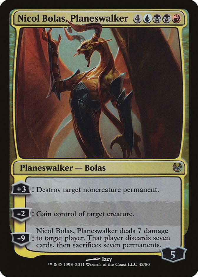Nicol Bolas, Planeswalker 42 (Duel Decks: Ajani vs. Nicol Bolas)  - Foil | Good Games Adelaide SA