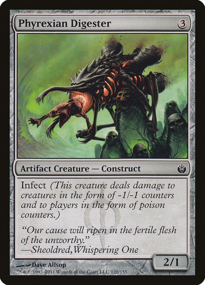 Phyrexian Digester 120 (Mirrodin Besieged)  - Foil | Good Games Adelaide SA