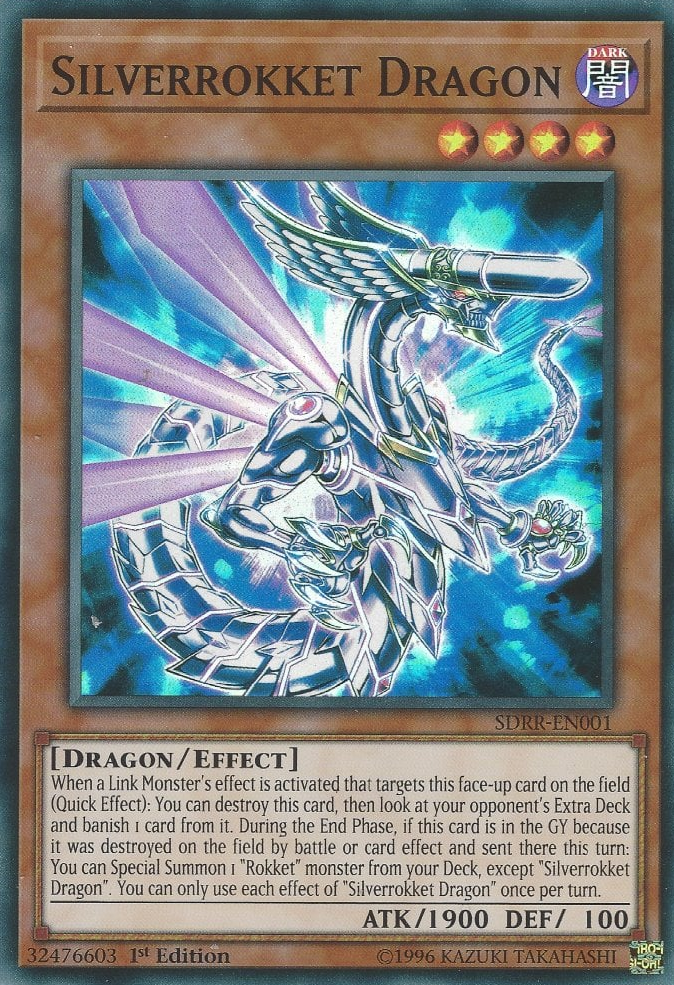 Silverrokket Dragon [SDRR-EN001] Super Rare | Good Games Adelaide SA