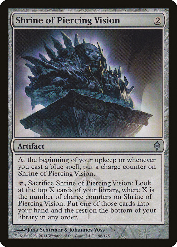 Shrine of Piercing Vision 156 (New Phyrexia)  - Foil | Good Games Adelaide SA