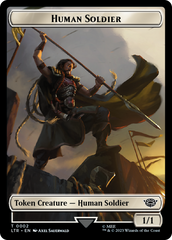 Food (10) // Human Soldier (02) Double-Sided Token [The Lord of the Rings: Tales of Middle-Earth Tokens] | Good Games Adelaide SA