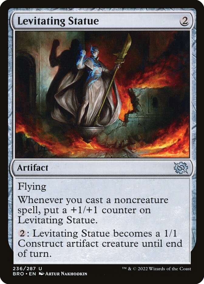 Levitating Statue 236 (The Brothers' War)  - Foil | Good Games Adelaide SA