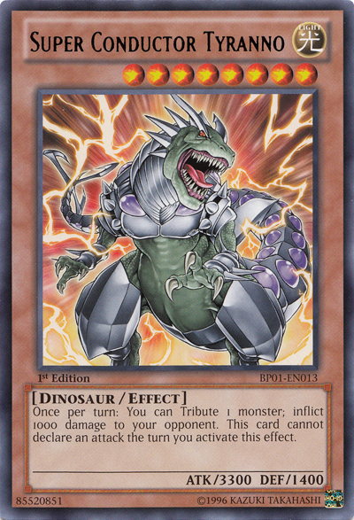 Super Conductor Tyranno [BP01-EN013] Rare | Good Games Adelaide SA