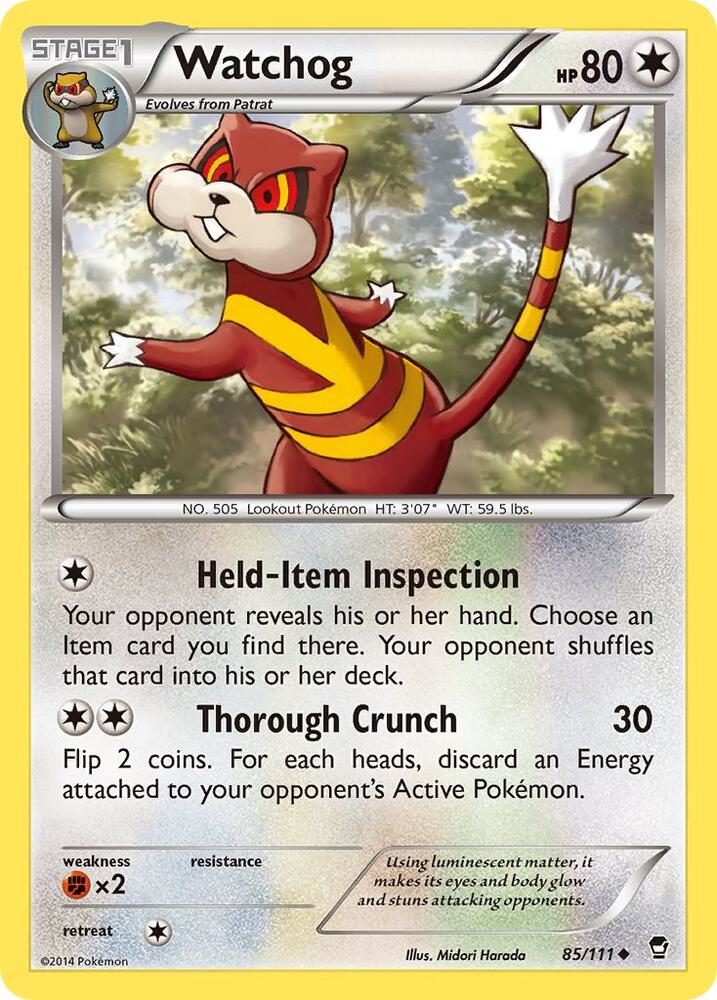 Watchog 85/111 (XY - Furious Fists)  | Good Games Adelaide SA