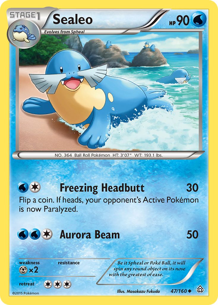 Sealeo (47/160) [XY: Primal Clash] | Good Games Adelaide SA