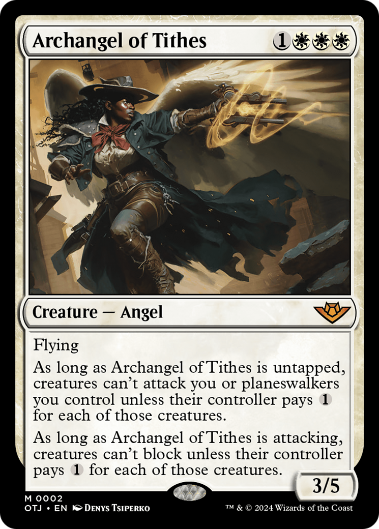 Archangel of Tithes [Outlaws of Thunder Junction] | Good Games Adelaide SA