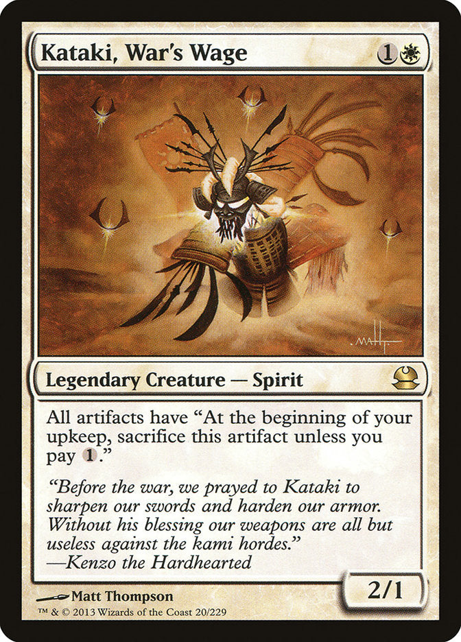 Kataki, War's Wage 20 (Modern Masters)  | Good Games Adelaide SA