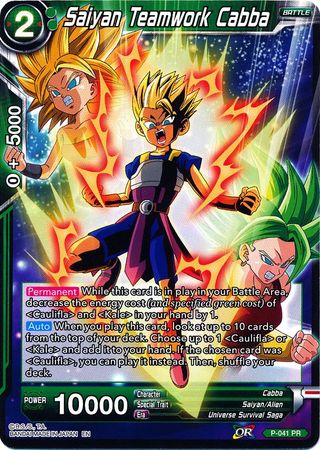 Saiyan Teamwork Cabba (Alternate Art) [P-041] | Good Games Adelaide SA