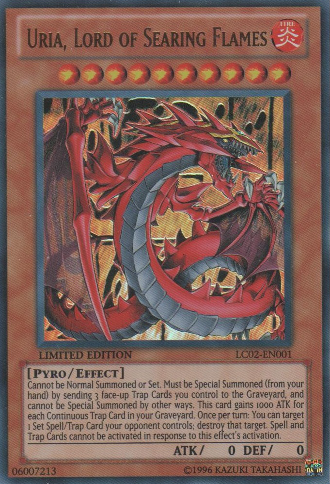 Uria, Lord of Searing Flames [LC02-EN001] Ultra Rare | Good Games Adelaide SA