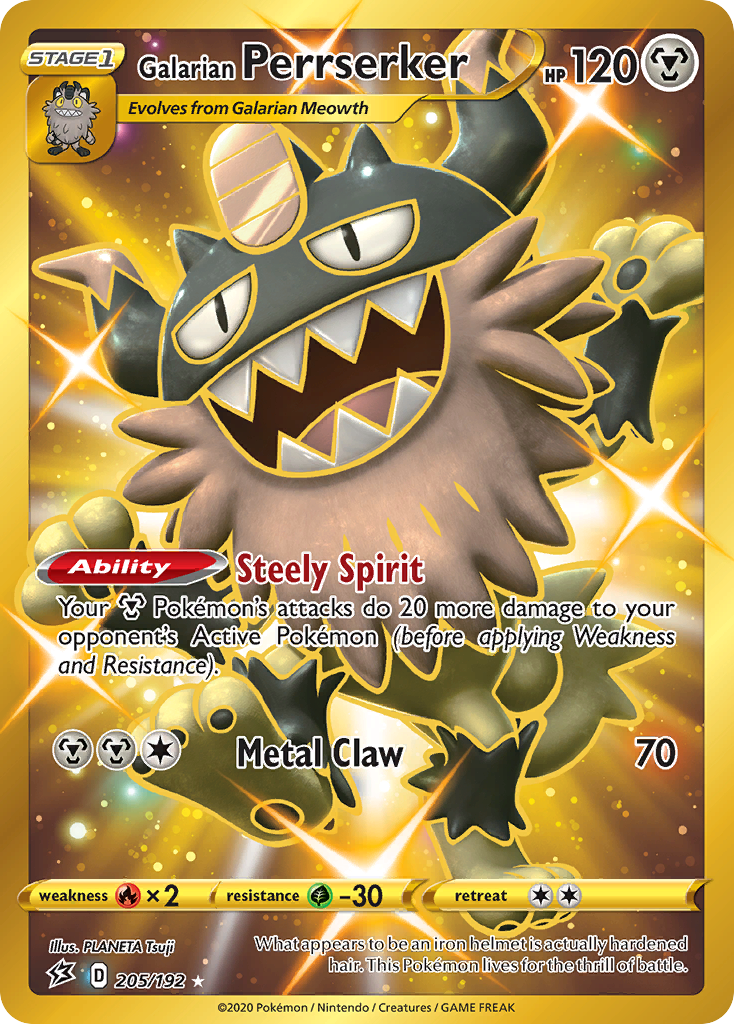 Galarian Perrserker (205/192) [Sword & Shield: Rebel Clash] | Good Games Adelaide SA