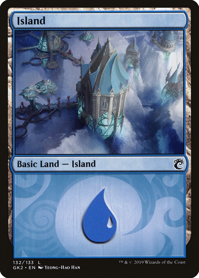 Island (132) [Ravnica Allegiance Guild Kit] | Good Games Adelaide SA