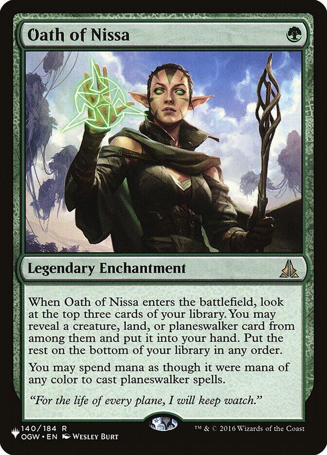Oath of Nissa 140/184 (The List Reprints)  | Good Games Adelaide SA