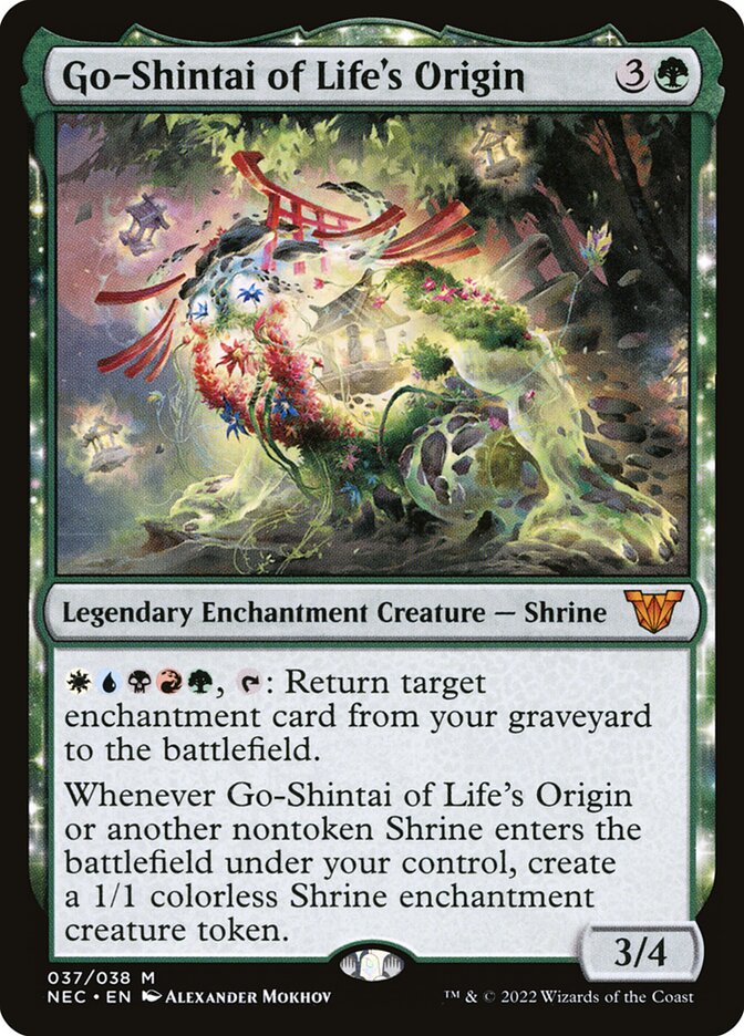 Go-Shintai of Life's Origin 37/38 (Commander: Kamigawa: Neon Dynasty)  | Good Games Adelaide SA