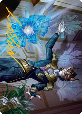 Kros Defense Contractor Art Card Gold Stamped Signature 44 (Art Series: Streets of New Capenna)  | Good Games Adelaide SA