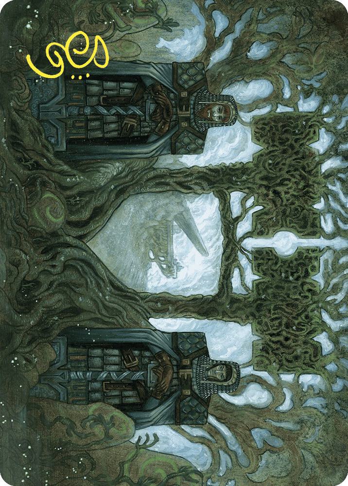 Court of Garenbrig Art Card Gold Stamped Signature 54 (Art Series: Wilds of Eldraine)  | Good Games Adelaide SA