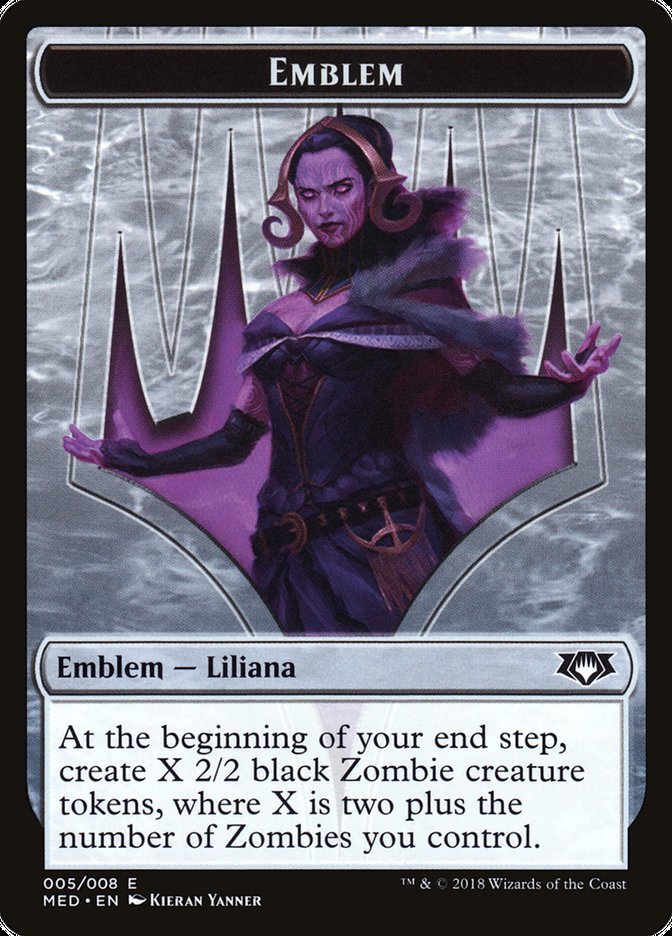 Emblem - Liliana, the Last Hope [Mythic Edition Tokens] | Good Games Adelaide SA