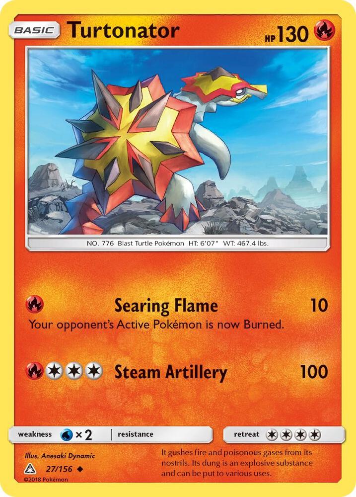Turtonator 27/156 (SM - Ultra Prism)  | Good Games Adelaide SA