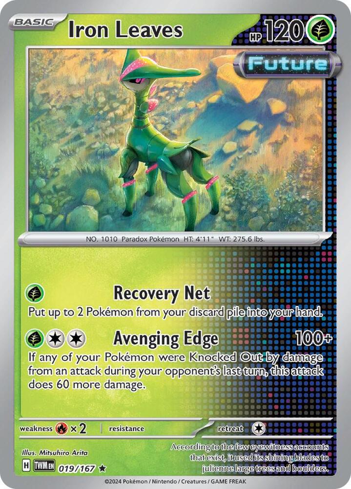 Iron Leaves 019/167 (SV06: Twilight Masquerade)  - Reverse Holofoil | Good Games Adelaide SA