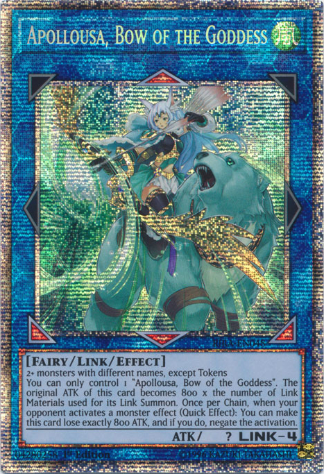 Apollousa, Bow of the Goddess [RIRA-EN048] Starlight Rare | Good Games Adelaide SA