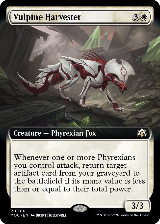 Vulpine Harvester 106 (Commander: March of the Machine)  - Extended Art | Good Games Adelaide SA