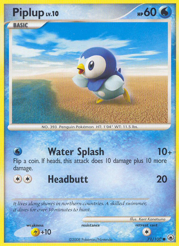 Piplup (71/100) [Diamond & Pearl: Majestic Dawn] | Good Games Adelaide SA