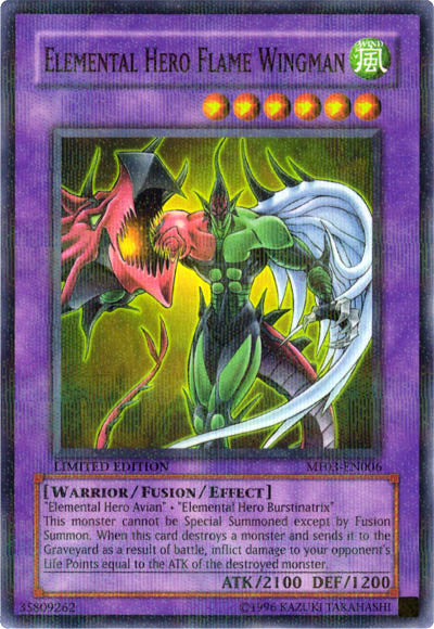 Elemental Hero Flame Wingman [MF03-EN006] Parallel Rare | Good Games Adelaide SA