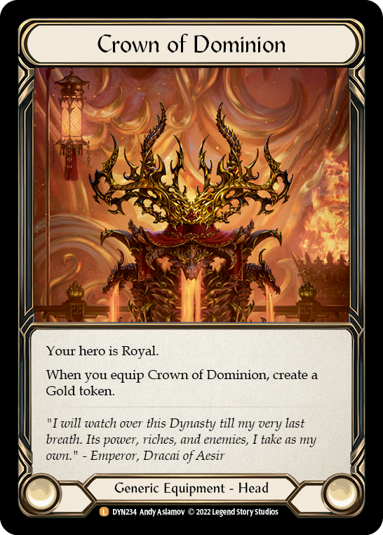 Crown of Dominion [DYN234] (Dynasty)  Cold Foil | Good Games Adelaide SA