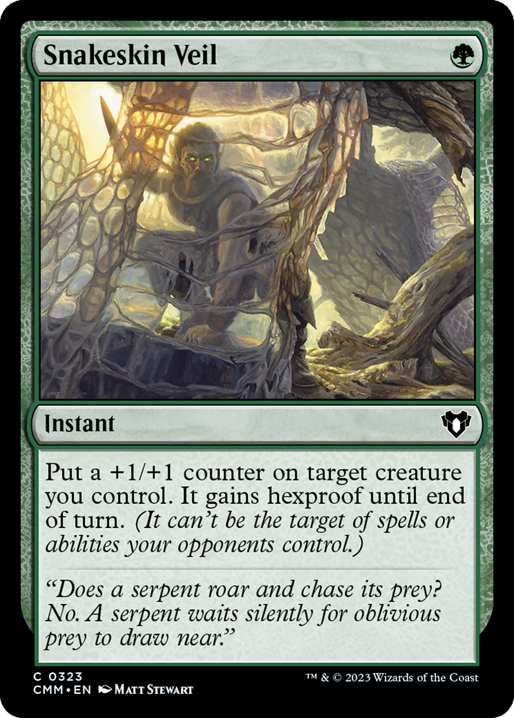Snakeskin Veil [Commander Masters] | Good Games Adelaide SA