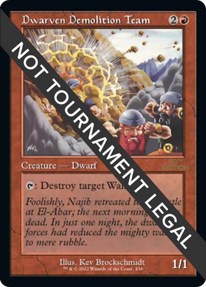 Dwarven Demolition Team Retro Frame 436 (30th Anniversary Edition)  | Good Games Adelaide SA