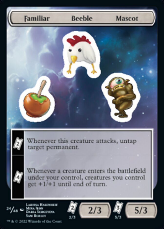 Familiar Beeble Mascot [Unfinity Stickers] | Good Games Adelaide SA