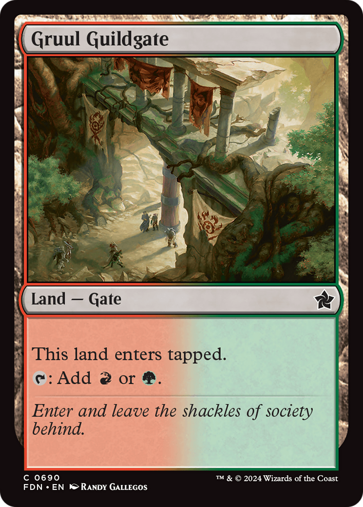 Gruul Guildgate [Foundations] | Good Games Adelaide SA