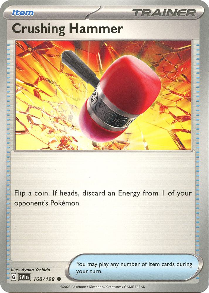 Crushing Hammer 168/198 (SV01: Scarlet & Violet Base Set)  | Good Games Adelaide SA