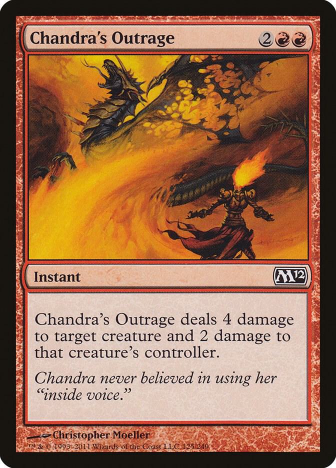 Chandra's Outrage 125 (Magic 2012 (M12))  | Good Games Adelaide SA