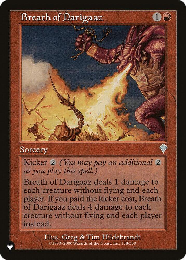 Breath of Darigaaz 138/350 (The List Reprints)  | Good Games Adelaide SA