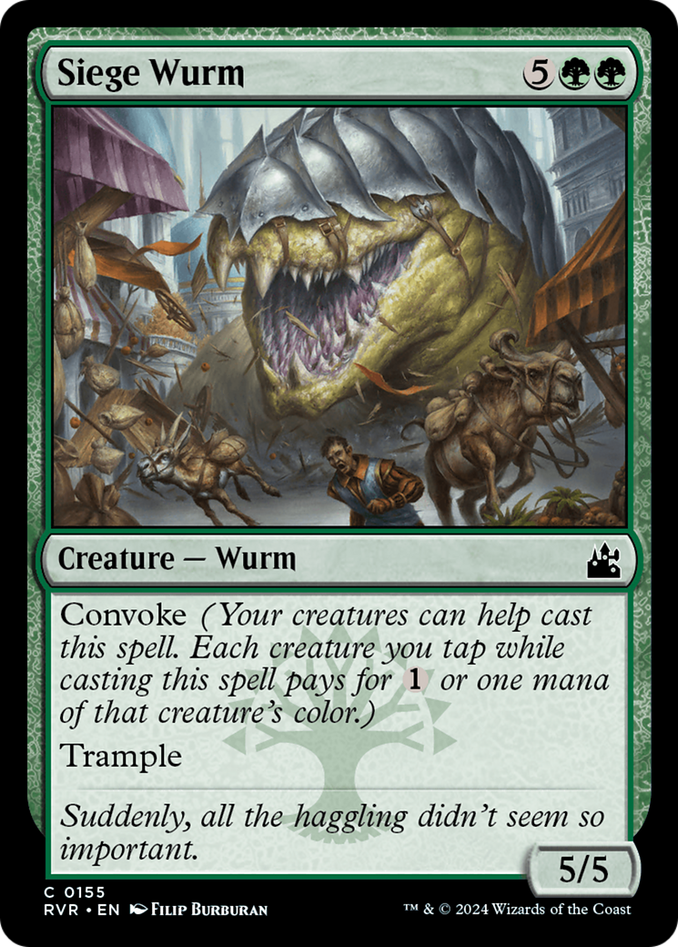 Siege Wurm [Ravnica Remastered] | Good Games Adelaide SA