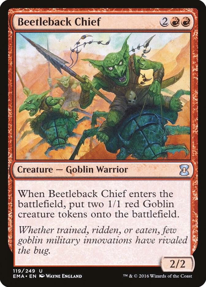 Beetleback Chief 119 (Eternal Masters)  - Foil | Good Games Adelaide SA