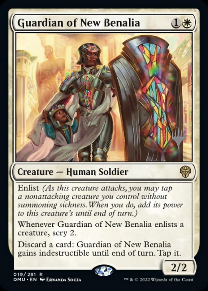 Guardian of New Benalia (Promo Pack) [Dominaria United Promos] | Good Games Adelaide SA