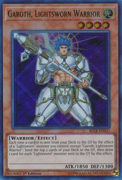 Garoth, Lightsworn Warrior [BLLR-EN037] Ultra Rare | Good Games Adelaide SA