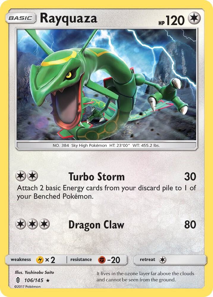 Rayquaza 106/145 (SM - Guardians Rising)  | Good Games Adelaide SA