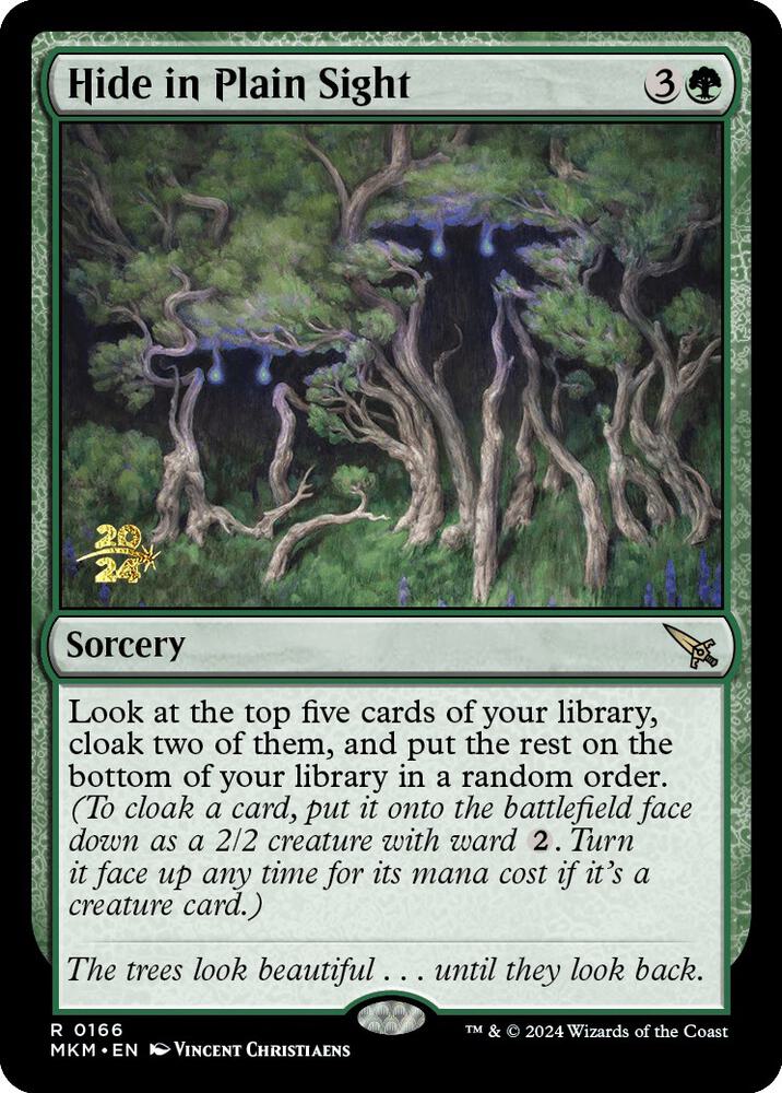 Hide in Plain Sight 166 (Prerelease Cards)  - Foil | Good Games Adelaide SA
