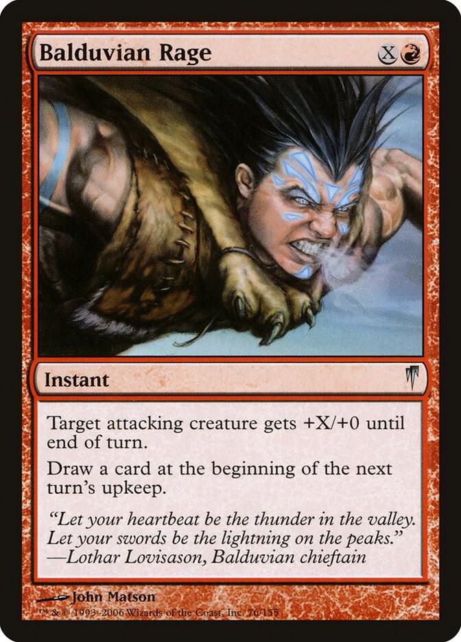 Balduvian Rage 76 (Coldsnap)  - Foil | Good Games Adelaide SA